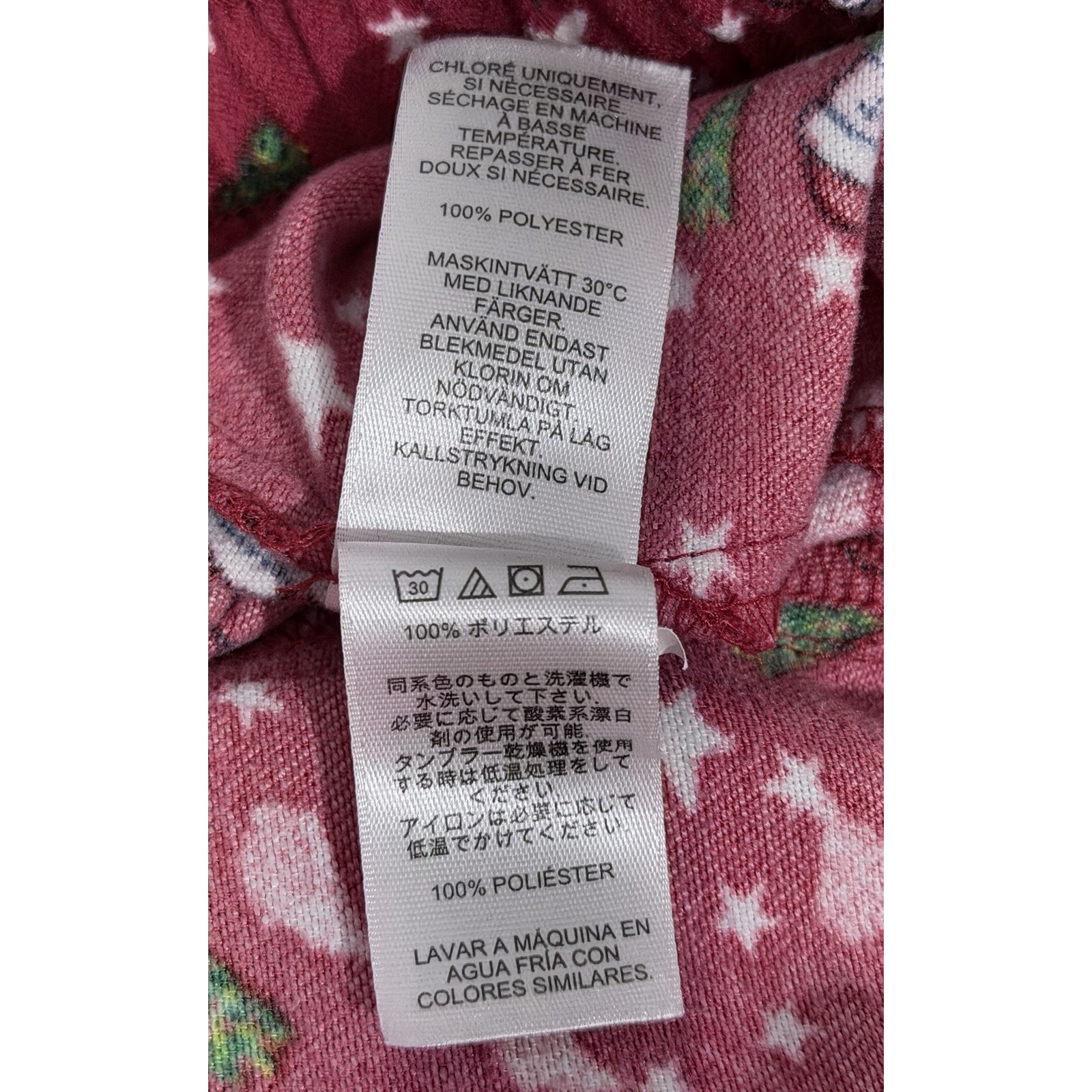 Vineyard Vines Boys Pajama Pants M 12 14 Red Navy White Elastic Waist Christmas — image 8 of 8